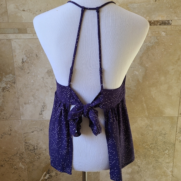 Starry tank top with tie back - Picture 2 of 4